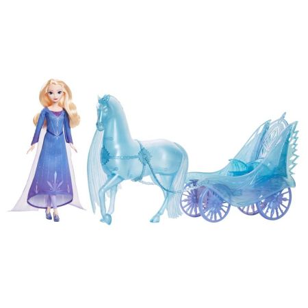 Princesas Disney Frozen carruagem Elsa y Nokk