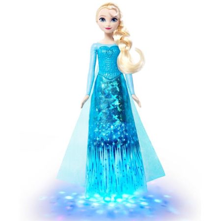 Princesas Disney Frozen boneca Elsa canta com luz