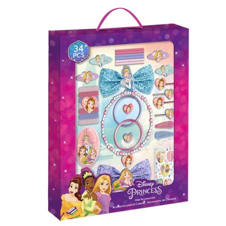 Princesas Disney conjunto de cabelo 34 peças