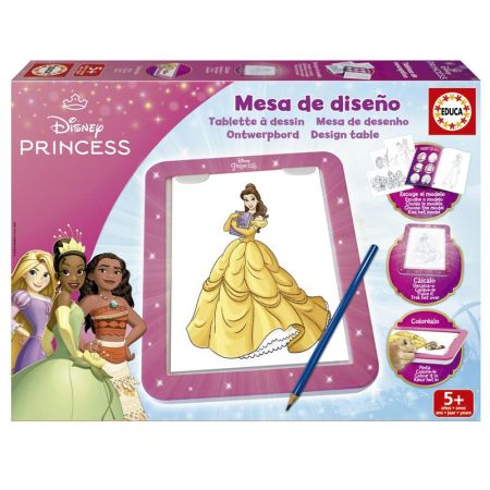 Educa mesa de desenho Princesas Disney