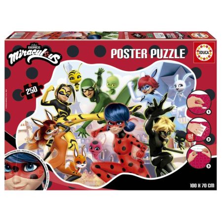 Educa Puzzle 250 Ladybug prime poster