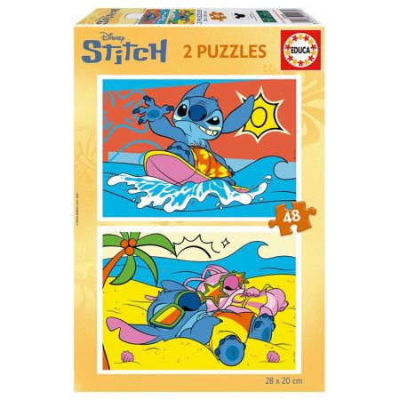 Educa puzzle 2x48 Stitch