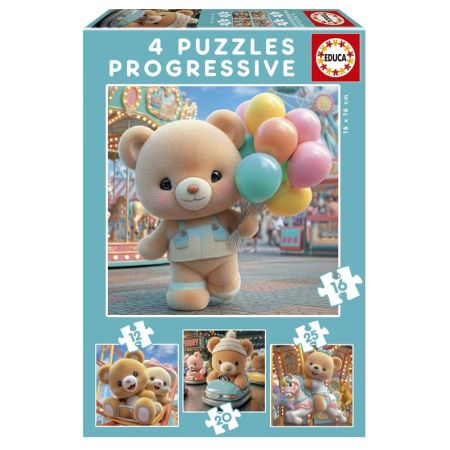 Educa puzzle progressivo ursos no bosque