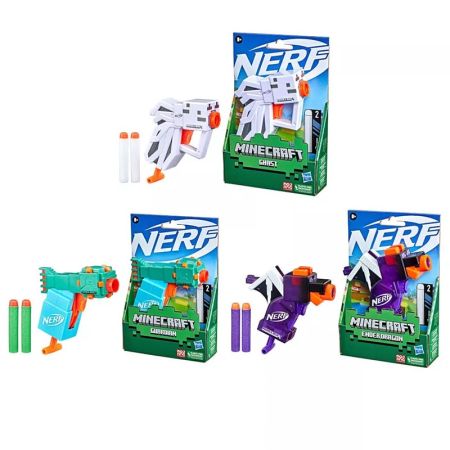 Lançador Nerf Microshots Minecraft