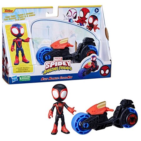 Spidey mota e figura Miles Morales