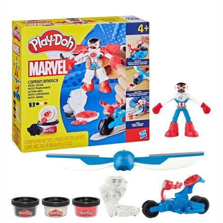 Play-Doh set de jogo mota Capitao America