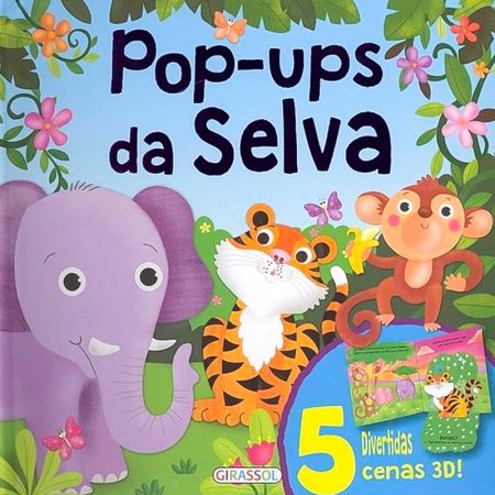 Livro Pop-ups da selva