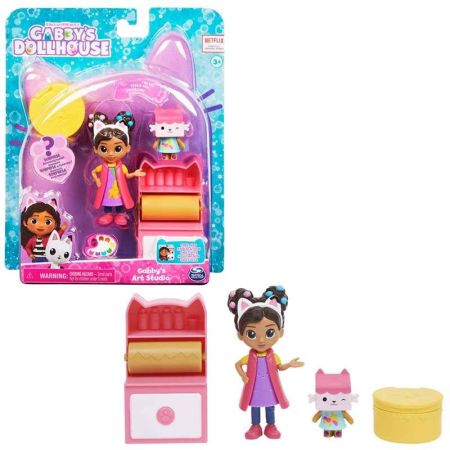 Gabby's Dollhouse pack figura estúdio arte