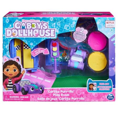 Gabby's Dollhouse sala de jogos Carlita