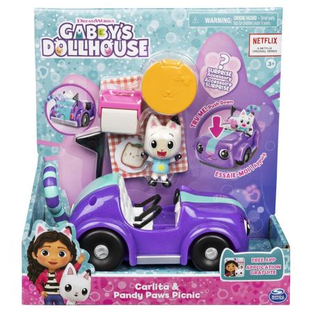 Gabby's Dollhouse veículo com figura