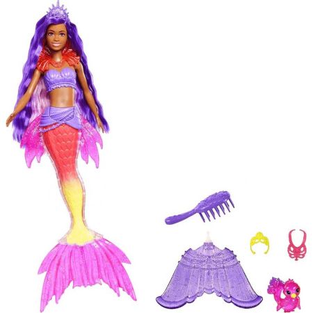 Boneca Barbie Sereia Power (Malibú ou Brooklyn)
