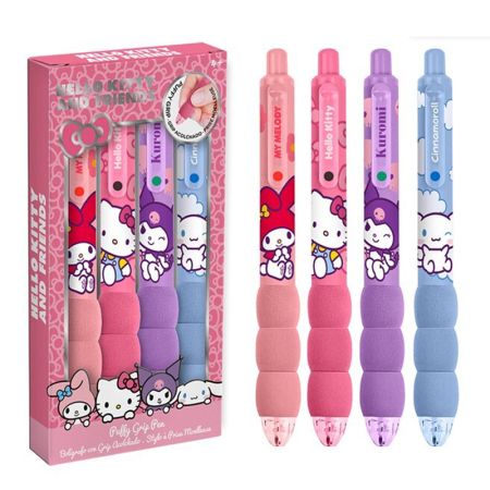 Canetas acolchoadas Hello Kitty & Friends