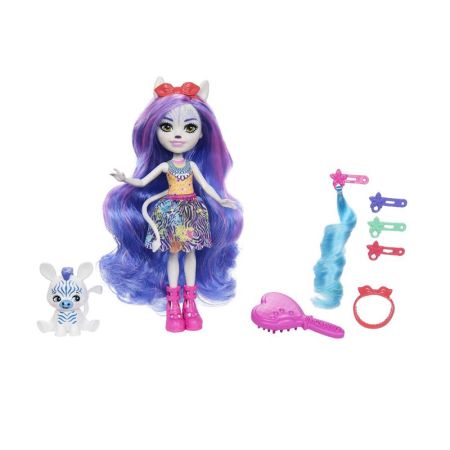 Enchantimals boneca Glam Party Zebra