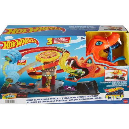 Hot Wheels City pista ataque da serpente