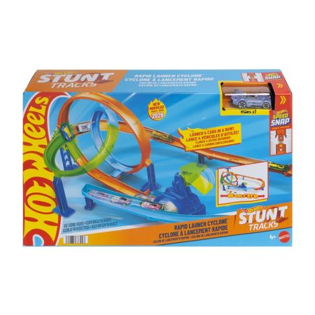 Hot Wheels Stunt Tracks pista Ciclone Lan&ccedil;amento