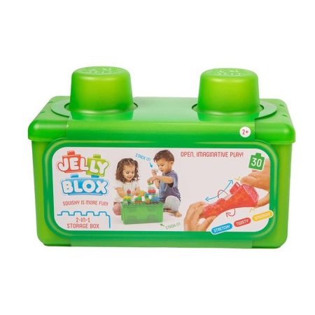 Jelly Blox caixa almacenamento e 30 blocos