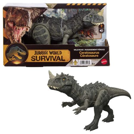 Jurassic World Wild Roar dinossauro Ceratosaurus