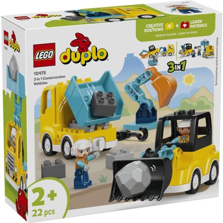 Lego Duplo ve&iacute;culos de constru&ccedil;&atilde;o 3 em 1