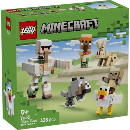 Lego Minecraft Ataque no Jóquei da Galinha