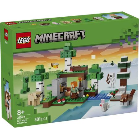 Lego Minecraft Aventura na Primeira Noite