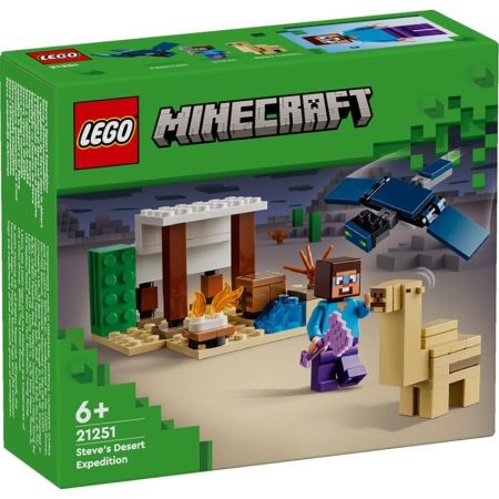 Lego Minecraft expedição de Steve ao deserto