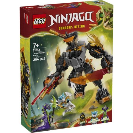 Lego Ninjago Meca miss&atilde;o de Cole e Drag&atilde;o Zane
