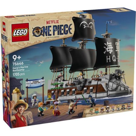 Lego One Piece Navio de Guerra da Marinha de Garp