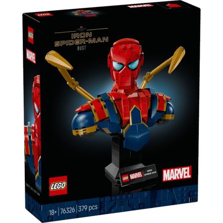 Lego Super Heróis busto do Iron Spiderman