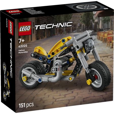 Lego Technic moto amarela