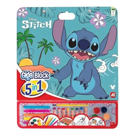 Livro colorir Giga Block Stitch 5 em 1