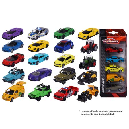 Majorette set 5 coches stdo