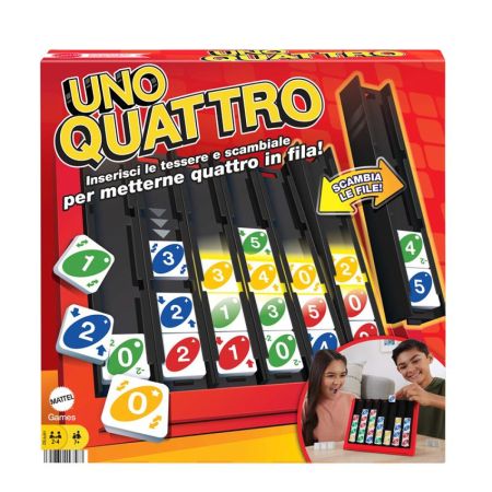 Jogo de cartas Mattel Games UNO Quatro