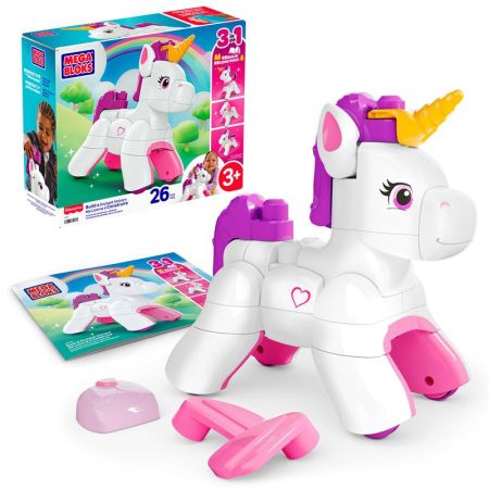 Mega Bloks unicórnio de corrida 3 em 1