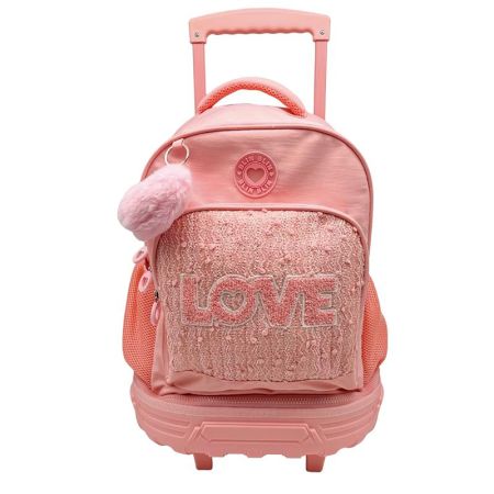 Mochila escolar e trolley Love 44 cm