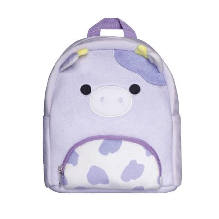 Mochila Squishmallow Bubba vaca lilás