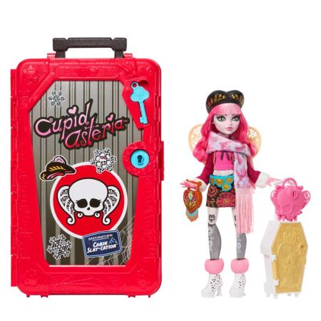 Monster High Skulltimate boneca Cupid e armário