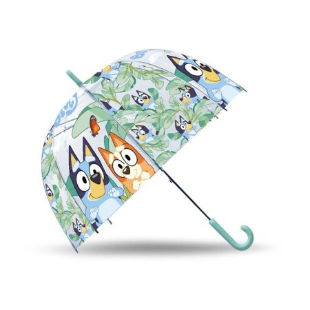 Guarda Chuva transparente manual Bluey 46 cm