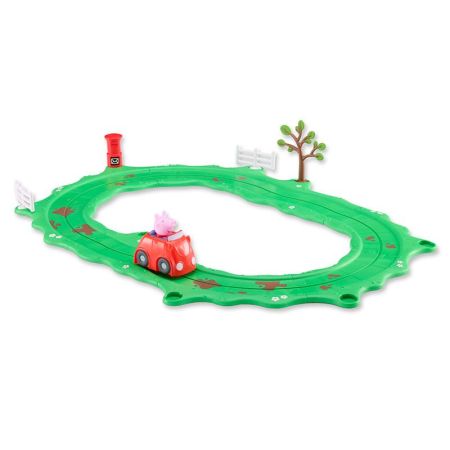 Peppa Pig circuito com carro vermelho