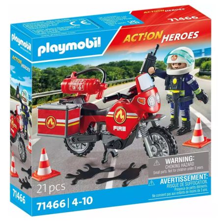 Playmobil Action Series mota de bombeiros
