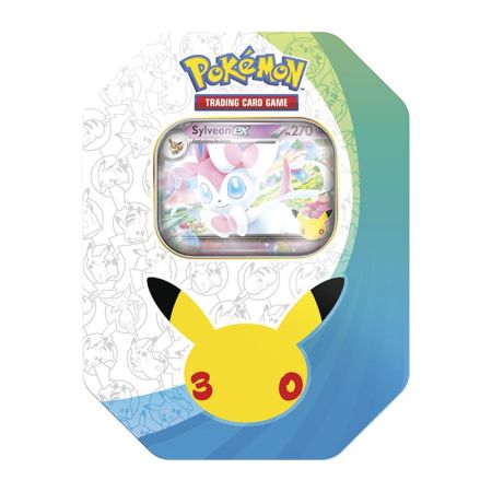 Pokémon TCG 30th Celebration Silveon ex Tin