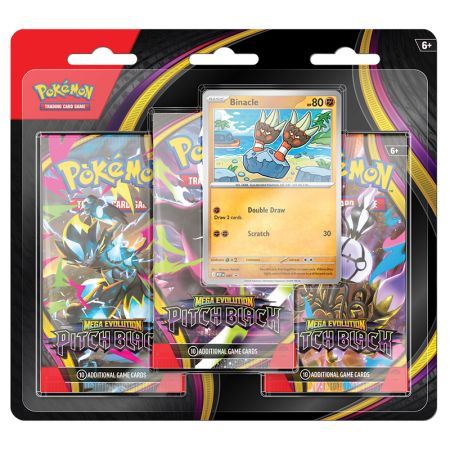 Pok&eacute;mon TCG Pitch Black Blister 3 Boosters Ingles