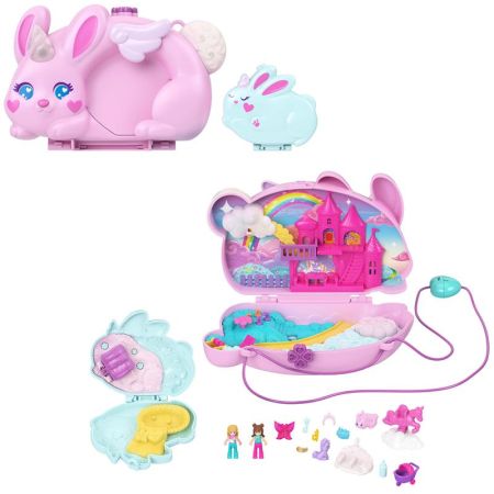 Pollu Pocket mini boneca cofre mala coelhinho