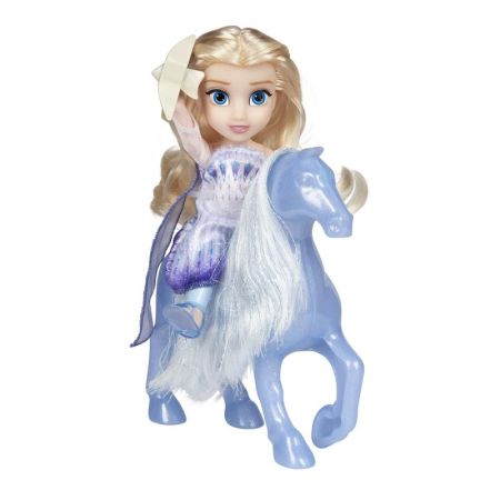 Princesas Disney Rapunzel 15 cm e cavalo Nokk