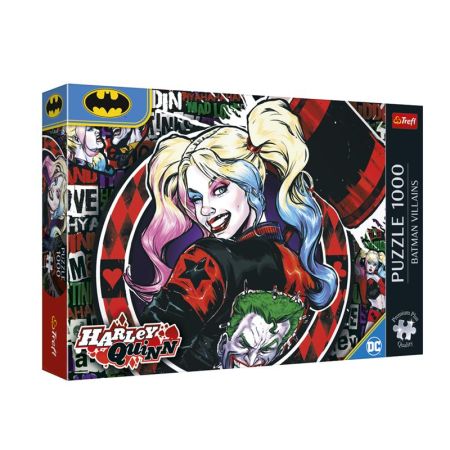 Puzzles 1000 peças Harley Quinn e Batman