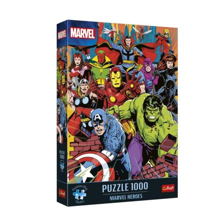 Puzzles 1000 peças Heróis Marvel