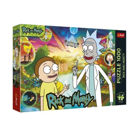 Puzzles 1000 peças Warner Ricky and Morty
