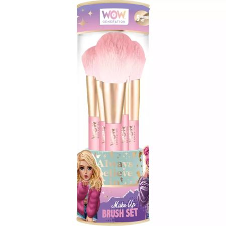 Wow generation set pinc&eacute;is maquilhagem e copo
