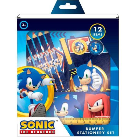 Conjunto de papeleria Sonic