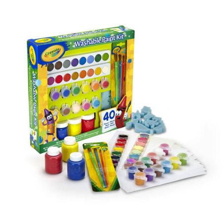 Conjunto de pintura lavável 40 peças