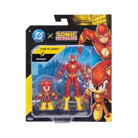 Sonic x DC  Figura Sonic 7cm e Flash 15 cm